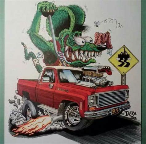 Pin By Alan Braswell On Rat Fink Classic Trucks Monster Trucks Rat Rod