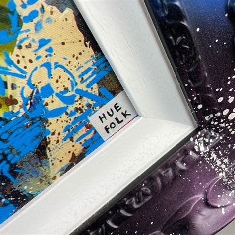 hue folk blonde bombshell limited edition framed