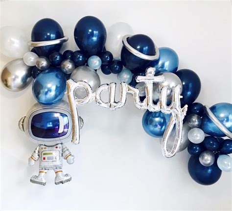 Astronaut Balloon Space Party Out Of This World Outer Space Etsy