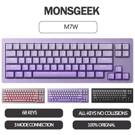 Monsgeek M W Teclas Teclado Mec Nico Modos Bluetooth Inal Mbrico