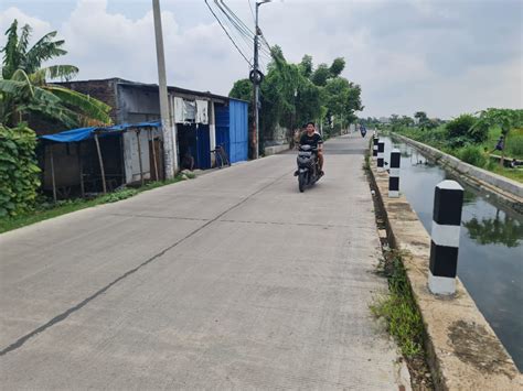 Bupati Sidoarjo Lanjutkan Proyek Betonisasi Ada Titik Ruas Jalan