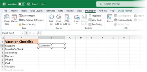 How To Create A Checklist In Microsoft Excel Artofit