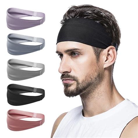 Absorbent Cycling Yoga Sport Sweat Headband Men Sweatband For Men And