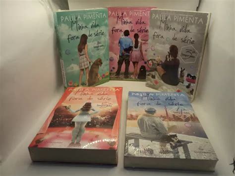 Coleção Minha Vida Fora De Série Paula Pimenta 05 Vol Frete grátis