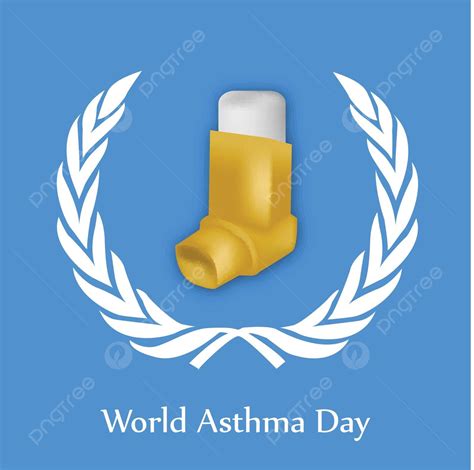 World Asthma Day Background Poster Heal Smoking Vector Poster Heal