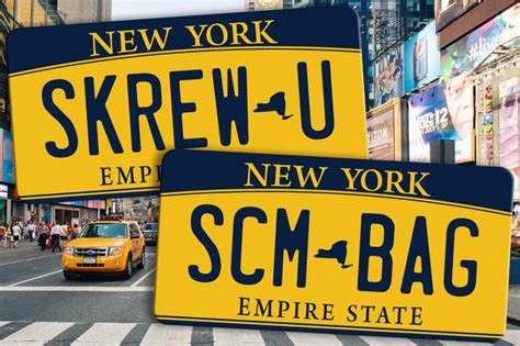 Outta my way, A–HOLE: What’s not OK on NY personalized plates