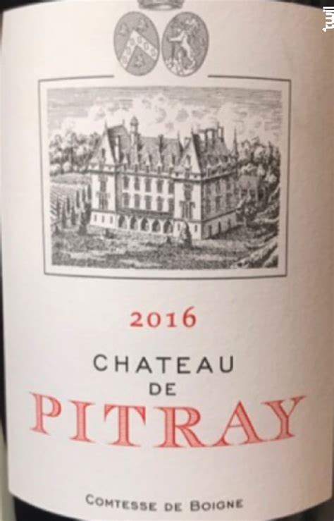 Buy Wine Château De Pitray Red Castillon côtes de bordeaux Best Price