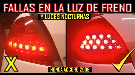 Auto Con Fallas En La Luz Trasera Freno Y Luz De Cola Placa De LEDS