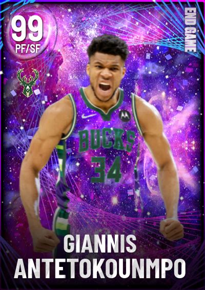 Nba 2k22 2kdb Custom Card Endgame Greek Freak