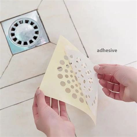 Ecoplanet Cod 30pcs Disposable Shower Floor Drain Hair Catcher Stickers