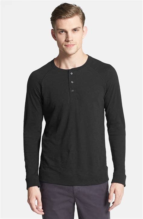 Vince Raglan Sleeve Slub Cotton Henley Nordstrom