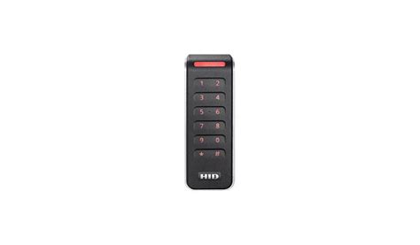 Hid Signo 20k Access Control Terminal With Keypad Black With Silver