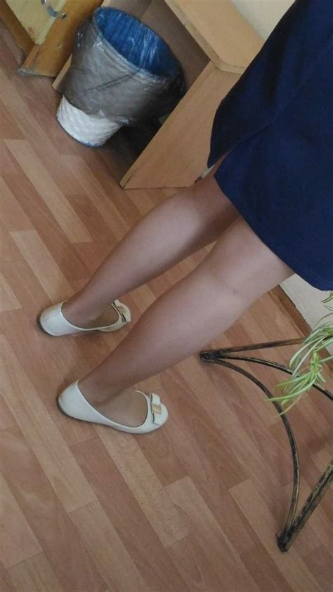 Candid Nylon Feet And Ballet Flats 2