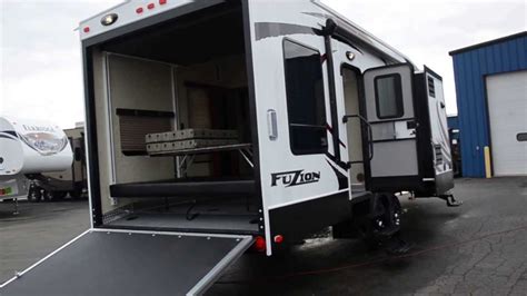 2014 Keystone Rv Fuzion 301 Toy Hauler At Youtube