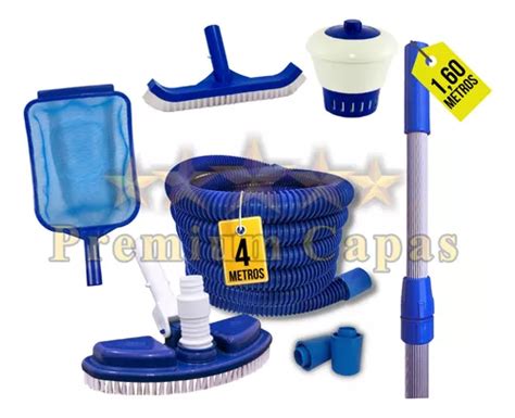 Kit Limpeza Para Piscina Inflável E Estrutural Parcelamento sem juros