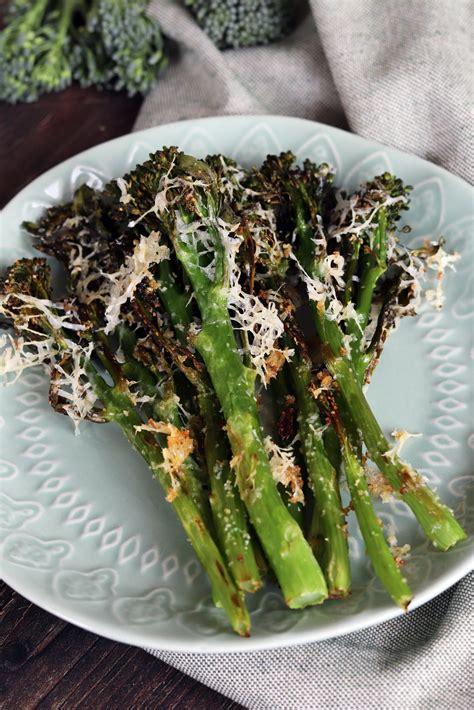 Roasted Parmesan Tenderstem Broccoli Curlys Cooking