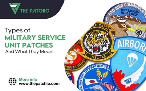 Types of Military Service Unit Patches & What They Mean