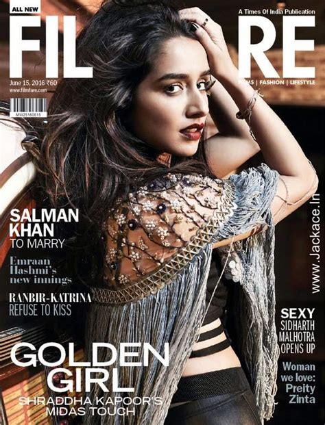 Shraddha Kapoors Sparkling Look On The Filmfare Magazine Cover