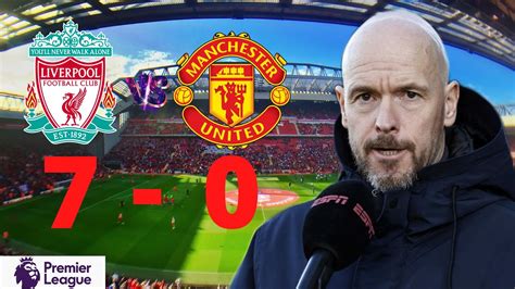 Erik Ten Hag Post Match Interview After A Shocking Defeat Liverpool