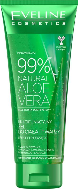 Eveline Cosmetics Natural Aloe Vera Gel Hidratante Para Rostro Y