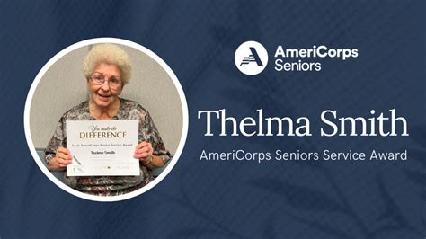 Thelma Smith Honored With Utah Americorps Seniors Service Award