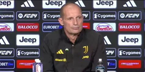 Allegri Conférence De La Juventus Inter Suivez Le Direct Footify