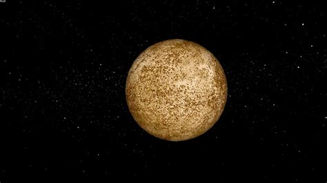 3d Model Of Planet Mercury