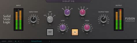 SSL Fusion Violet EQ Black Octopus Sound