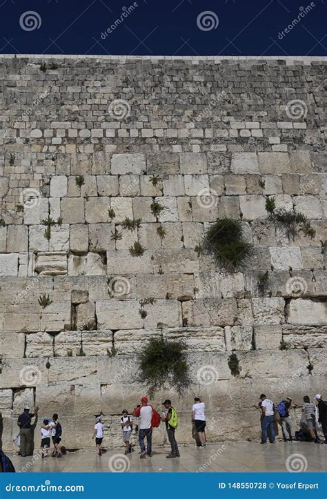 La Pared Occidental De La Monta A Del Templo En Jerusal N Foto De