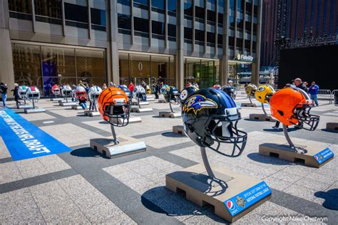 Giant Size NFL Helmets - The Chicago Curve