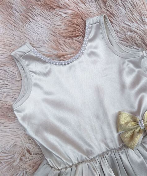 Vestido Infantil Nude Bege Veste 3 até 4 Anos Elo7