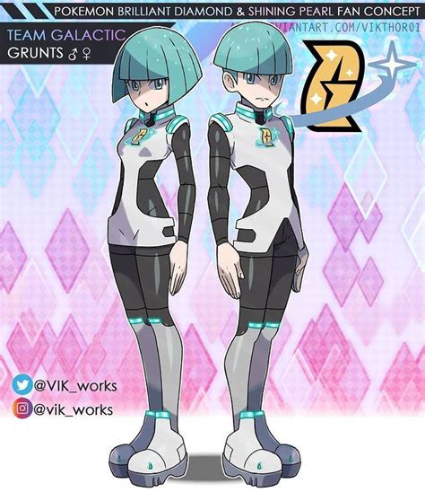 VIKthor 01 Auf Instagram SINNOH REMAKE TEAM GALACTIC GRUNTS DESIGN