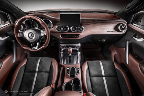 Mercedes-Benz X-Class Gets Wooden Accents Thanks to Pickup Design