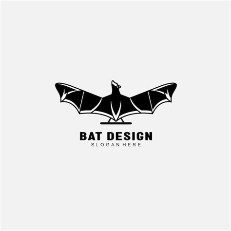 Premium Vector Illustration Design Bat Logo Colorful