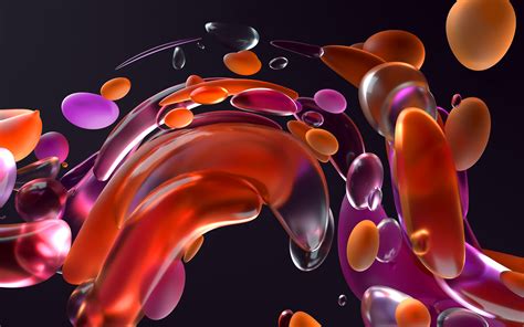 Windows 11 Colorful liquid bubbles 4K Wallpaper