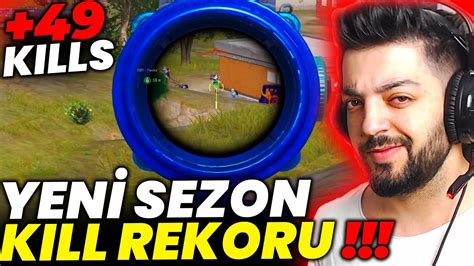 49 Kills Yenİ Sezon Kill Rekorunu Kirdik Pubg Mobile Youtube