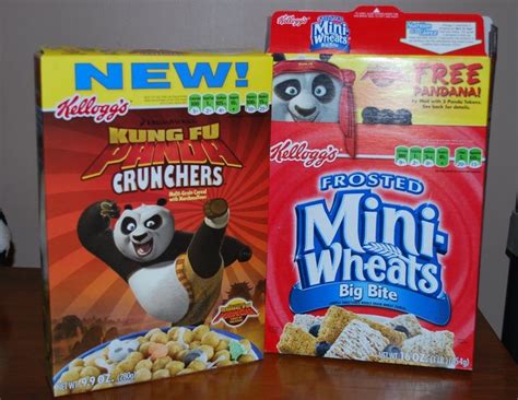 Kung Fu Panda On Cereal Boxes Mini Wheats Pops Cereal Box Cereal Pops