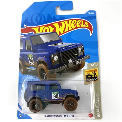 Машинка Mattel Hot Wheels C Land Rover Defender Blue купить с доставкой по
