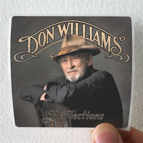 Don Williams Portrait Album Cover Sticker