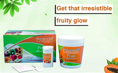 Aryanveda Fruit Bleach Cream For All Skin Types With Real Fruit