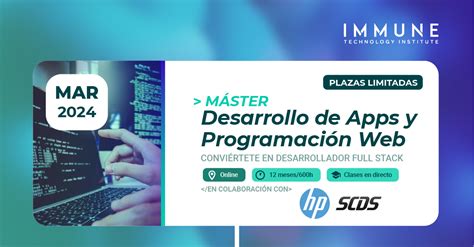 M Ster Desarrollo De Apps Y Programaci N Web Online