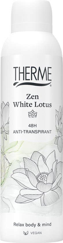 6x Therme Anti Transpirant Zen White Lotus 150 Ml Bol