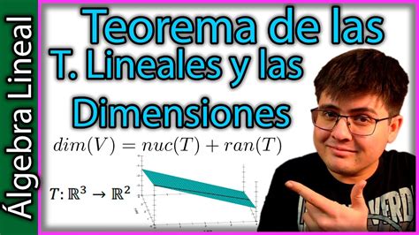 Teorema Fundamental De Las Transformaciones Lineales Teorema De Las