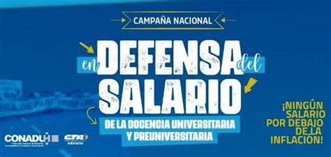 CONADU Histórica establece un Plan de Lucha en Defensa del Salario