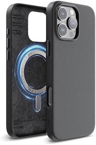 elago Funda Cuero Magnético Compatible con Funda para iPhone 16 Pro MAX