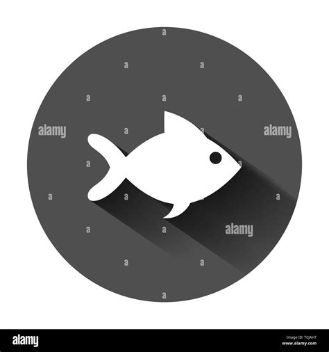 Icono De Signo De Pescado En Estilo Plano Goldfish Ilustraci N