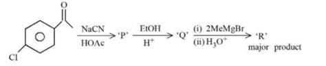 CC(=O)c1ccc(Cl)cc1major product | Filo