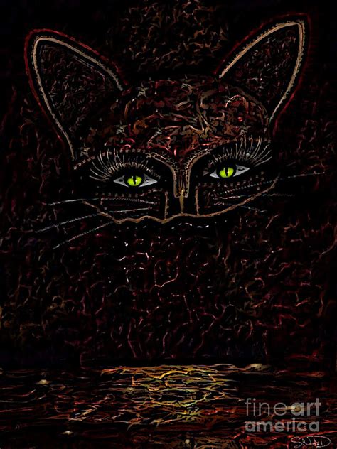 Appearance Of The Mystic Cat Digital Art By Swadart Com Swedish