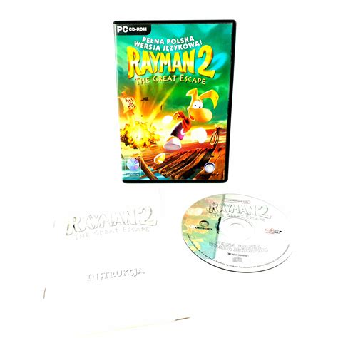 RAYMAN 2 II THE GREAT ESCAPE PC PEŁNA POLSKA WERSJA JĘZYKOWA PL Stan