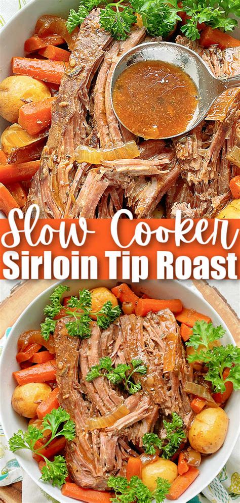 Slow Cooker Sirloin Tip Roast Foodtastic Mom